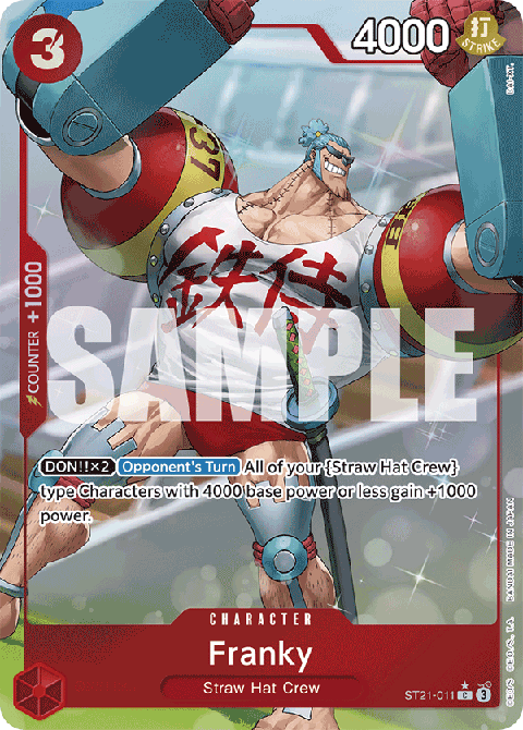 Franky (ST21-011) (V.2) - Starter Deck: EX Gear 5 (Alternate Art) [ST-21-011] - TCG Shoppen TCG Shoppen One Piece Single