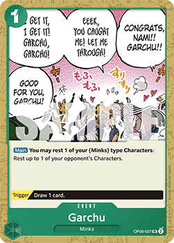 Garchu (OP08-037) - Two Legends (Uncommon) [OP08-037] - TCG Shoppen TCG Shoppen One Piece Single