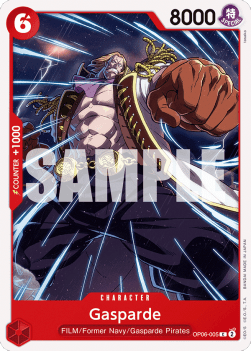 Gasparde (OP06-005) - Wings of the Captain (Common) [OP06-005] - TCG Shoppen TCG Shoppen One Piece Single
