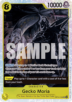 Gecko Moria (OP14-104) (V.1) - The Azure Sea's Seven (Super Rare) [OP14-104] - TCG Shoppen TCG Shoppen One Piece Single