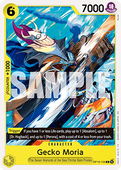 Gecko Moria (OP16-105) - The Time of Battle (Common) [OP16-105] - TCG Shoppen TCG Shoppen One Piece Single