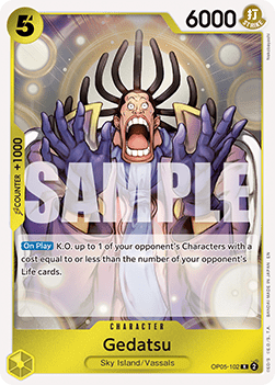 Gedatsu (OP05-102) - The Best Vol.2 (Rare) [PRB02-OP05-102] - TCG Shoppen TCG Shoppen One Piece Single