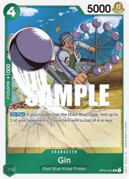 Gin (OP03-024) (V.1) - Pillars of Strength (Rare) [OP03-024] - TCG Shoppen TCG Shoppen One Piece Single