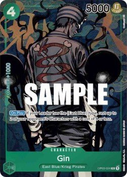Gin (OP03-024) (V.2) - Pillars of Strength (Alternate Art) [OP03-024] - TCG Shoppen TCG Shoppen One Piece Single