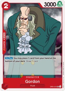Gordon (OP01 - 011) - Romance Dawn (Uncommon) [OP01 - 011] - TCG Shoppen TCG Shoppen One Piece Single