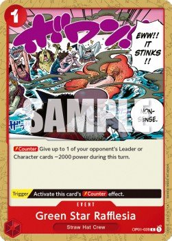 Green Star Rafflesia (OP01 - 028) - Romance Dawn (Common) [OP01 - 028] - TCG Shoppen TCG Shoppen One Piece Single