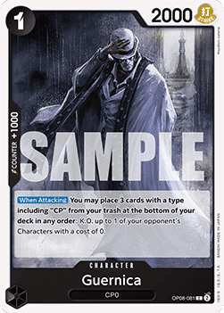 Guernica (OP08-081) - Two Legends (Common) [OP08-081] - TCG Shoppen TCG Shoppen One Piece Single