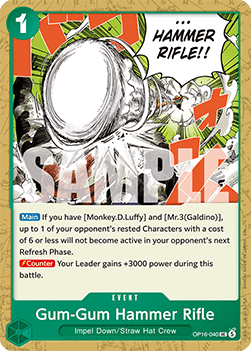 Gum-Gum Hammer Rifle (OP16-040) - The Time of Battle (Uncommon) [OP16-040] - TCG Shoppen TCG Shoppen One Piece Single