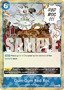 Gum-Gum Red Roc (OP04-056) (V.2) - The Best (Rare) [PRB01-OP04-056] - TCG Shoppen TCG Shoppen One Piece Single