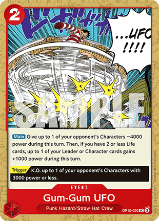 Gum-Gum UFO (OP10-020) - Royal Blood (Uncommon) [OP10-020] - TCG Shoppen TCG Shoppen One Piece Single