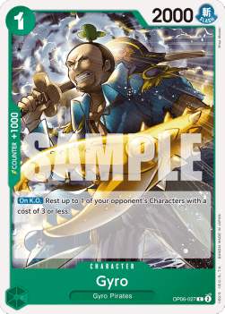 Gyro (OP06-027) - Wings of the Captain (Common) [OP06-027] - TCG Shoppen TCG Shoppen One Piece Single
