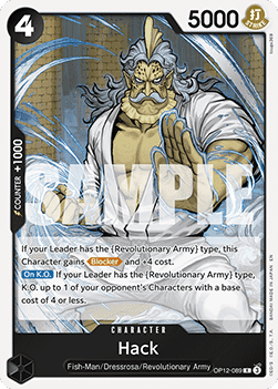 Hack (OP12 - 089) - Legacy of the Master (Rare) [OP12 - 089] - TCG Shoppen TCG Shoppen One Piece Single