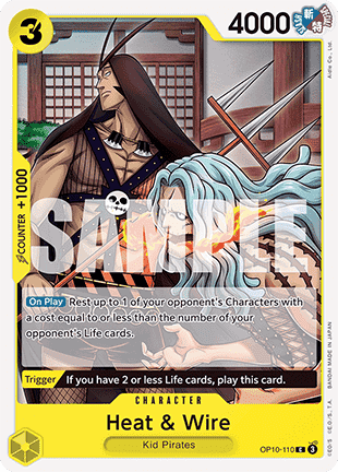 Heat & Wire (OP10-110) - Royal Blood (Common) [OP10-110] - TCG Shoppen TCG Shoppen One Piece Single