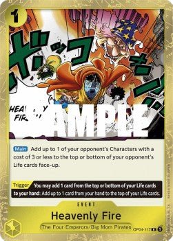 Heavenly Fire (OP04-117) - Kingdoms of Intrigue (Rare) [OP04-117] - TCG Shoppen TCG Shoppen One Piece Single