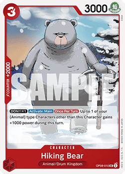 Hiking Bear (OP08-010) - Two Legends (Uncommon) [OP08-010] - TCG Shoppen TCG Shoppen One Piece Single