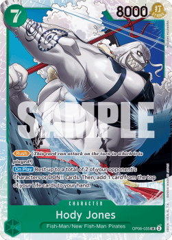 Hody Jones (OP06-035) (V.1) - Wings of the Captain (Super Rare) [OP06-035] - TCG Shoppen TCG Shoppen One Piece Single