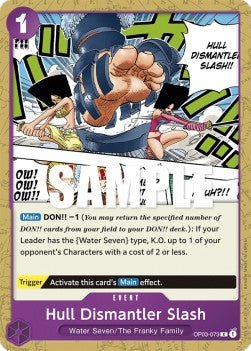 Hull Dismantler Slash (OP03 - 073) - Pillars of Strength (Common) [OP03 - 073] - TCG Shoppen TCG Shoppen One Piece Single