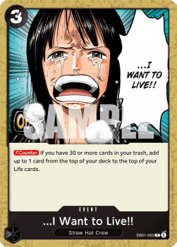 ...I Want to Live!! (EB01-050) - Memorial Collection (Common) [EB01-050] - TCG Shoppen TCG Shoppen One Piece Single