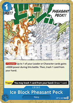 Ice Block Pheasant Peck (OP12 - 057) - Legacy of the Master (Common) [OP12 - 057] - TCG Shoppen TCG Shoppen One Piece Single