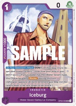 Iceburg (OP04-059) - Kingdoms of Intrigue (Uncommon) [OP04-059] - TCG Shoppen TCG Shoppen One Piece Single