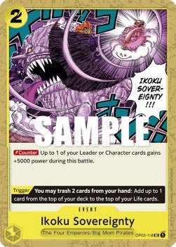 Ikoku Sovereignty (OP03 - 118) - Pillars of Strength (Uncommon) [OP03 - 118] - TCG Shoppen TCG Shoppen One Piece Single