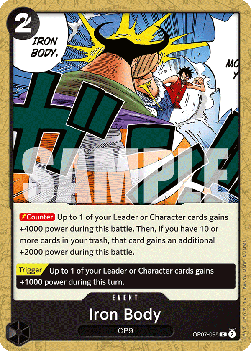 Iron Body (OP07-095) - 500 Years into the Future (Common) [OP07-095] - TCG Shoppen TCG Shoppen One Piece Single