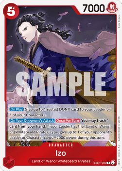 Izo (EB01-002) - Memorial Collection (Rare) [EB01-002] - TCG Shoppen TCG Shoppen One Piece Single