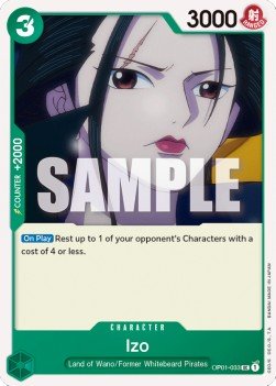 Izo (OP01 - 033) - Romance Dawn (Uncommon) [OP01 - 033] - TCG Shoppen TCG Shoppen One Piece Single