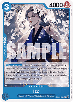 Izo (OP09-044) - Emperors in the New World (Uncommon) [OP09-044] - TCG Shoppen TCG Shoppen One Piece Single