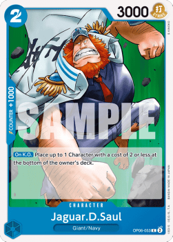 Jaguar.D.Saul (OP06-053) - Wings of the Captain (Common) [OP06-053] - TCG Shoppen TCG Shoppen One Piece Single