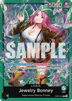 Jewelry Bonney (OP07-019) - Starter Deck: Green Jewelry Bonney (Leader) [ST-24-OP07-019] - TCG Shoppen TCG Shoppen One Piece Single