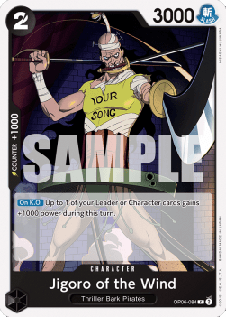 Jigoro of the Wind (OP06-084) - Wings of the Captain (Common) [OP06-084] - TCG Shoppen TCG Shoppen One Piece Single