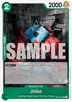 Jinbe (OP16-027) - The Time of Battle (Rare) [OP16-027] - TCG Shoppen TCG Shoppen One Piece Single