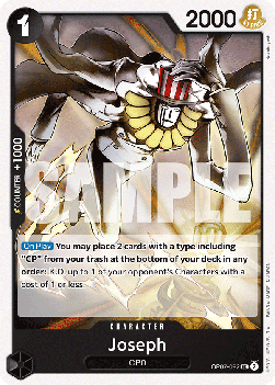 Joseph (OP07-092) - 500 Years into the Future (Uncommon) [OP07-092] - TCG Shoppen TCG Shoppen One Piece Single