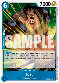 Jozu (OP08-047) - Two Legends (Rare) [OP08-047] - TCG Shoppen TCG Shoppen One Piece Single