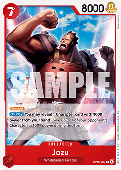 Jozu (OP16-007) - The Time of Battle (Uncommon) [OP16-007] - TCG Shoppen TCG Shoppen One Piece Single