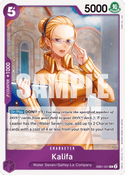 Kalifa (EB01-031) (V.1) - Memorial Collection (Rare) [EB01-031] - TCG Shoppen TCG Shoppen One Piece Single