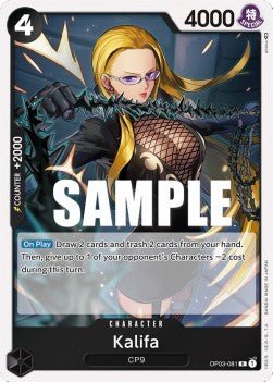 Kalifa (OP03 - 081) (V.1) - Pillars of Strength (Rare) [OP03 - 081] - TCG Shoppen TCG Shoppen One Piece Single