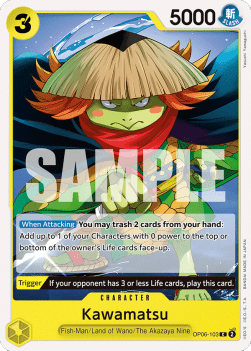 Kawamatsu (OP06-103) - Wings of the Captain (Common) [OP06-103] - TCG Shoppen TCG Shoppen One Piece Single