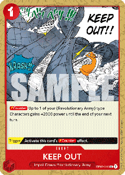 KEEP OUT (OP07-018) - 500 Years into the Future (Common) [OP07-018] - TCG Shoppen TCG Shoppen One Piece Single