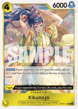 Kikunojo (OP06-104) - Wings of the Captain (Rare) [OP06-104] - TCG Shoppen TCG Shoppen One Piece Single
