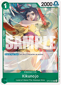 Kikunojo (OP14-023) - The Azure Sea's Seven (Rare) [OP14-023] - TCG Shoppen TCG Shoppen One Piece Single