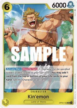 Kin'emon (OP04-102) - Kingdoms of Intrigue (Rare) [OP04-102] - TCG Shoppen TCG Shoppen One Piece Single
