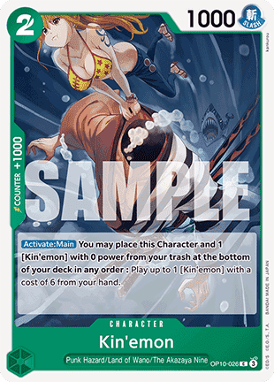 Kin'emon (OP10-026) - Royal Blood (Common) [OP10-026] - TCG Shoppen TCG Shoppen One Piece Single