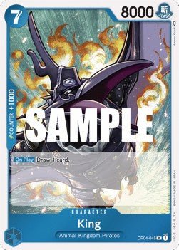 King (OP04-045) - Kingdoms of Intrigue (Rare) [OP04-045] - TCG Shoppen TCG Shoppen One Piece Single
