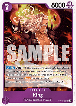 King (OP08-060) - Two Legends (Rare) [OP08-060] - TCG Shoppen TCG Shoppen One Piece Single