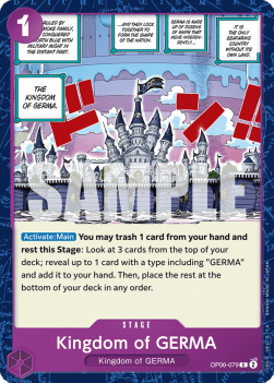 Kingdom of GERMA (OP06-079) - Wings of the Captain (Common) [OP06-079] - TCG Shoppen TCG Shoppen One Piece Single