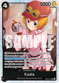 Koala (EB03-042) (V.1) - Heroines Edition (Super Rare) [EB03-042] - TCG Shoppen TCG Shoppen One Piece Single