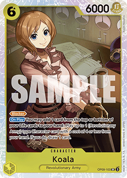 Koala (OP09-103) (V.1) - Emperors in the New World (Super Rare) [OP09-103] - TCG Shoppen TCG Shoppen One Piece Single