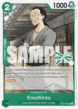 Koushirou (OP12-027) - Learn Together Deck Set 01 (Uncommon) [LD01-OP12-027] - TCG Shoppen TCG Shoppen One Piece Single
